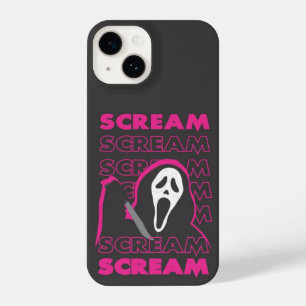 Pink Background Ghost Face Halloween Phone Case