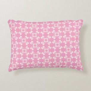 Pink background,  modern seamless pattern. Vintage Accent Pillow