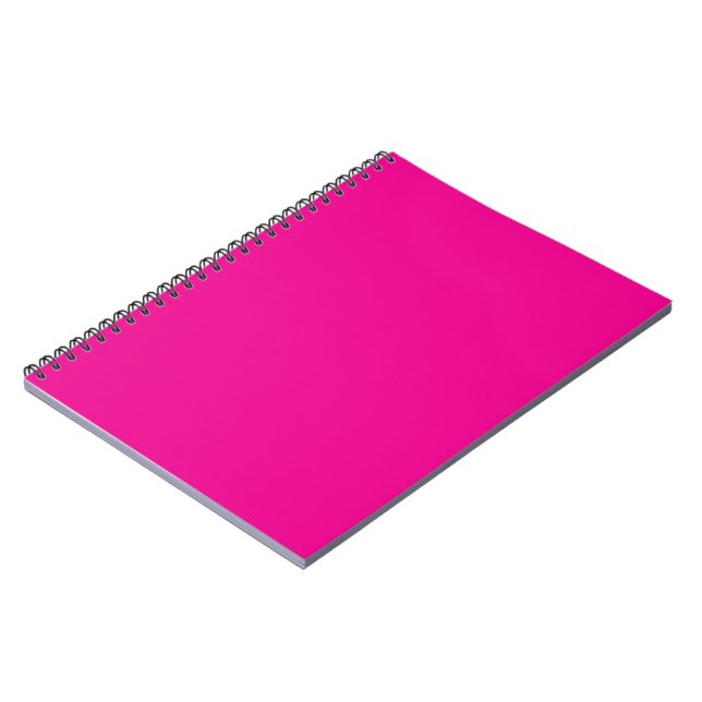 Pink Background with Black Border Design Ideas  Notebook (Left Side)