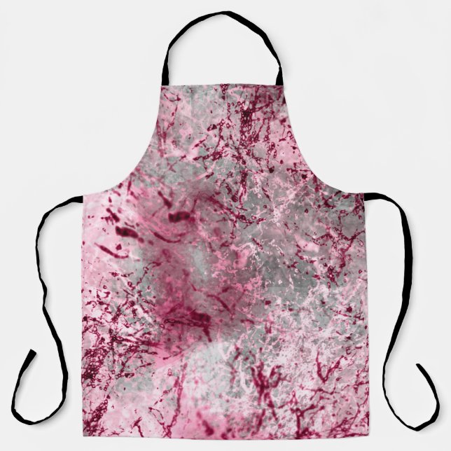 pink backgroundart, deco, pattern, abstract, aged, apron (Front)