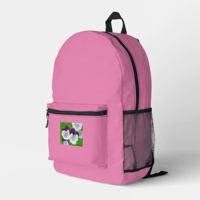 Pink backpack  (Back Corner Right)