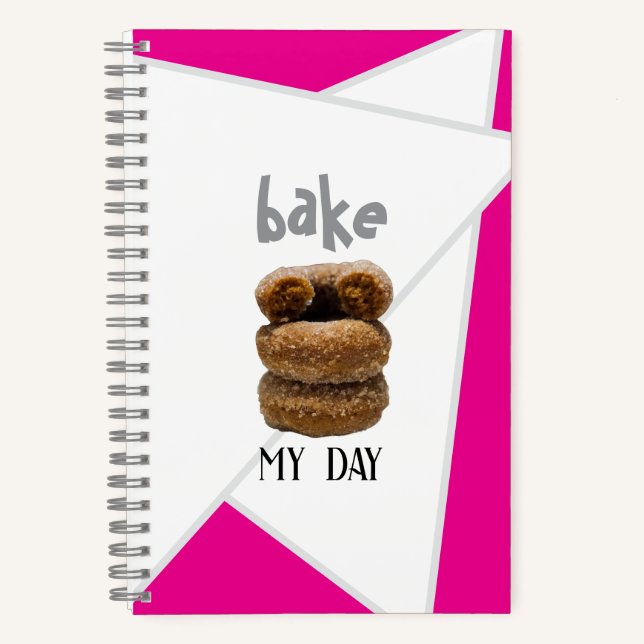 Pink Bake My Day Spiral Carnet (Recto)