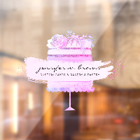 Pink Bakery Pastry Patisserie Glitter Cake
