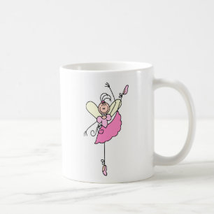 Pink Ballerina Dancing Mug