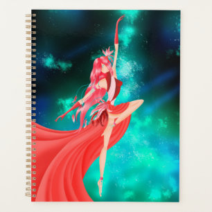 Pink Ballerina Night Sky Planner
