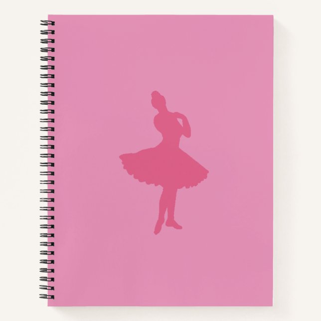 Pink Ballerina Notebook (Front)