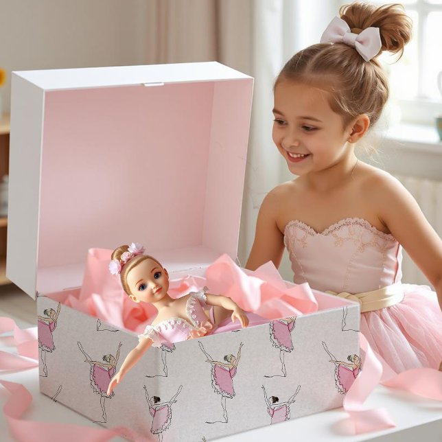 Pink Ballerina Wrapping Paper (Creator Uploaded)