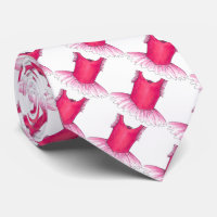 Pink Ballet Dance Teacher Tutu Recital Dancer Tie