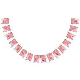 Pink Ballet Shoes Ballerina Bunting Flags