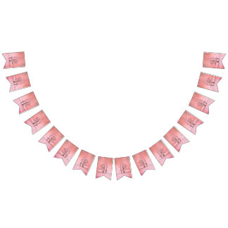 Pink Ballet Shoes Ballerina Bunting Flags