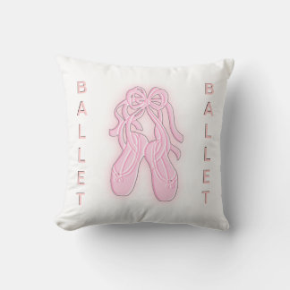 Pink Ballet Slippers American Mojo Pillow