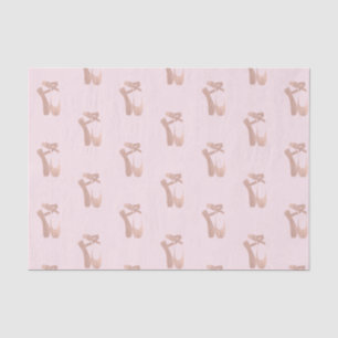 Pink Ballet Slippers Ballerina Rose Party Tissue Paper