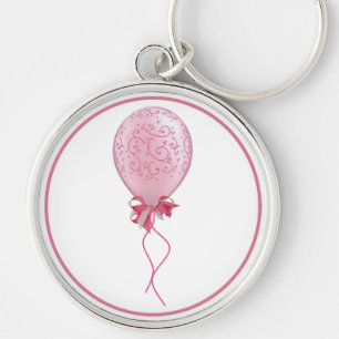 Pink Balloon 2 Keychain