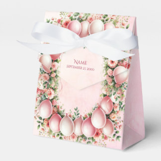 Pink Balloons Favour Box