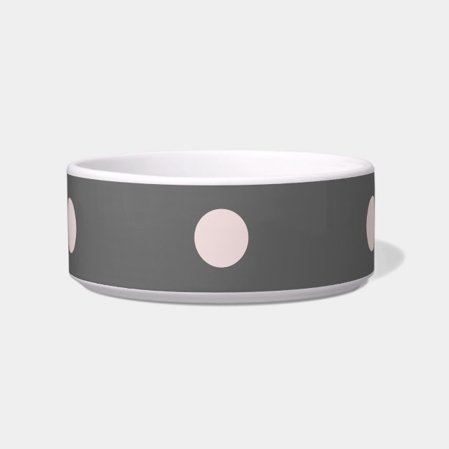 Pink Balls Pet Bowl (Front)