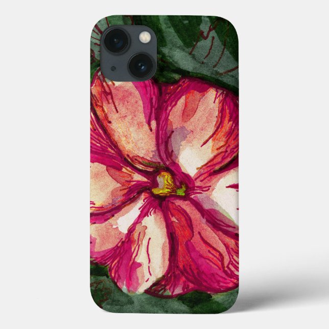 Pink Balsam Flower art Case-Mate iPhone Case (Back)