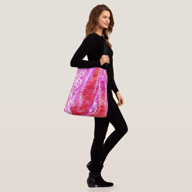 Pink Bandana Big Bag (On Model)