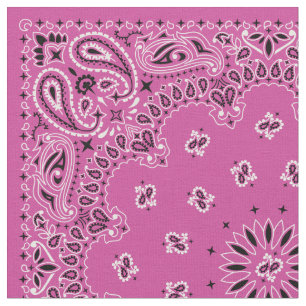 Pink Bandana Fabric