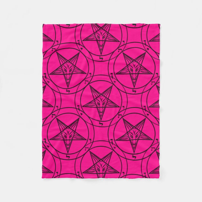 pink baphomet blanket (Front)