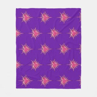 Pink Barbed Heart Cybersigilism Fleece Blanket