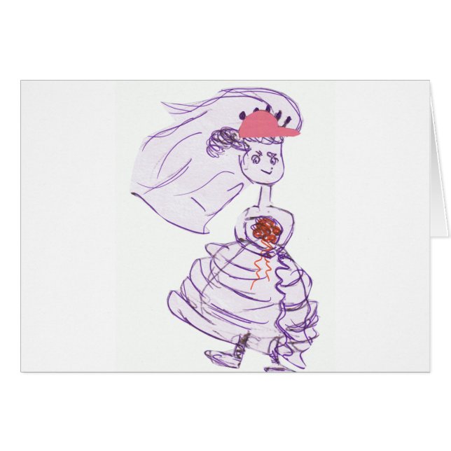 Pink Baseball Cap Bride (Front Horizontal)