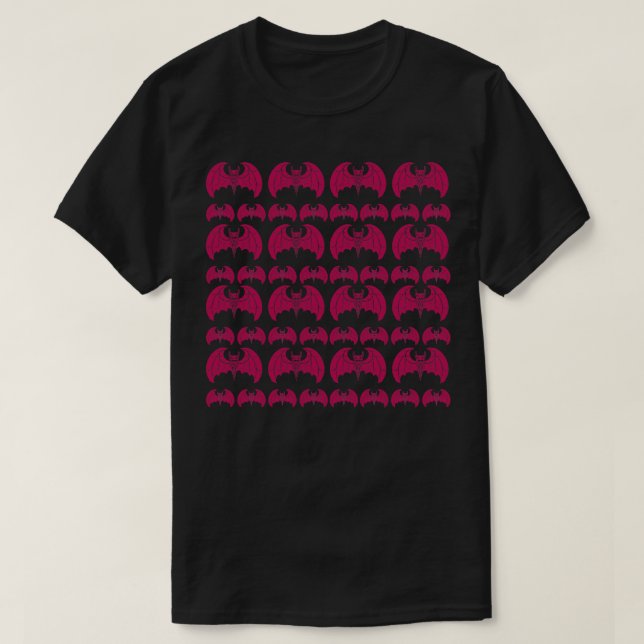 Pink bat T-Shirt (Design Front)