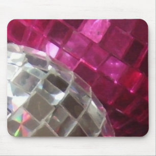 Pink Baubles detail mousepad