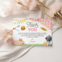 Pink BBQ Baby Shower 5x3.5