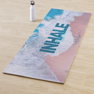 Pink Beach Bermuda  Yoga Mat