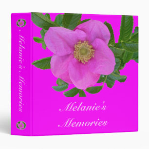 Pink Beach Rose Binder