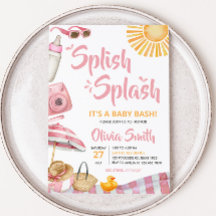 Pink Beach Summer Baby Shower