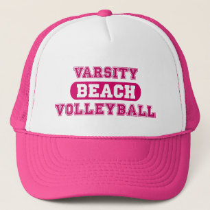 Pink Beach Volleyball Trucker Hat
