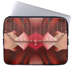 Pink Beaded Evening Purse Laptop Sleeve