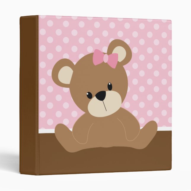 Pink Bear Binder (Front/Spine)