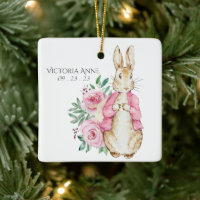 Pink Beatrix Potter Rabbit Personalized Baby