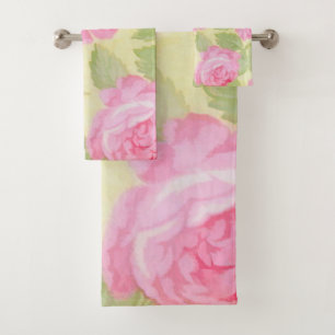 Pink Beauties Bath Towel Set