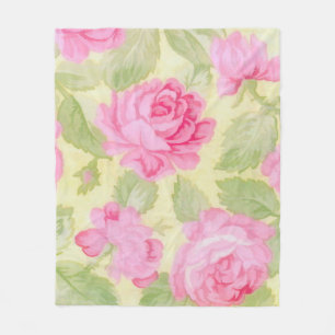 Pink Beauties Fleece Blanket