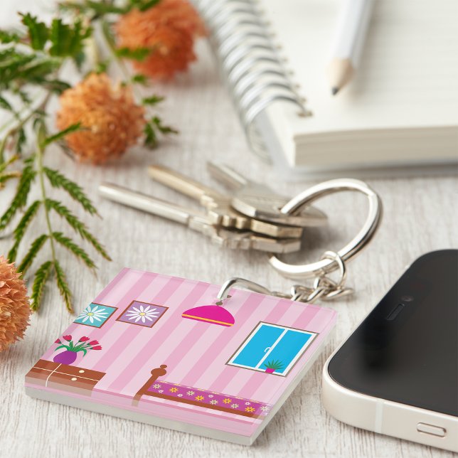 Pink Bedroom Keychain (Creator Uploaded)