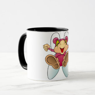 Pink Beetle Mug