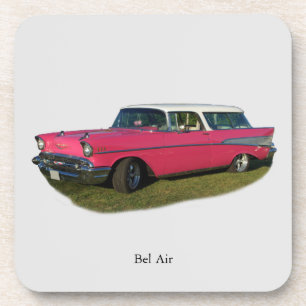 Pink Bel Air set of 6 coasters