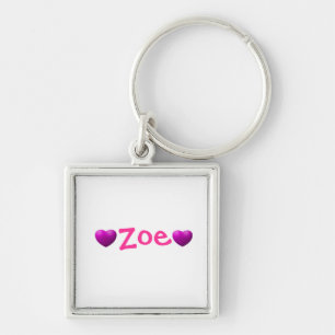 Pink best friends keychain