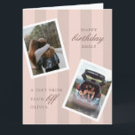 Pink Best Friends Photo Happy Birthday Card<br><div class="desc">Pink Best Friends Photo Happy Birthday Card</div>