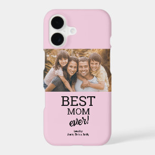 Pink Best Mom by Par Custom Photo Modern