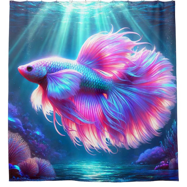 Pink Betta fish (Front)