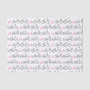 Pink Bicycle Tissue Paper