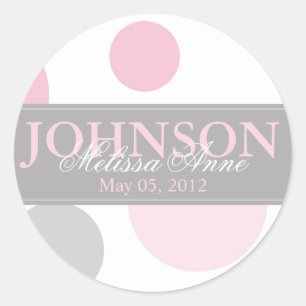 Pink Big Dots Sticker