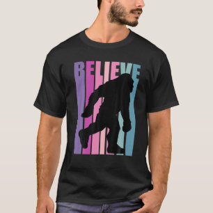 Pink Bigfoot Believe Yeti Magical Mystical Legends T-Shirt