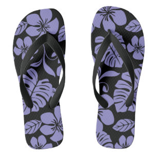 PINK BIKINI (BLACK//LAVENDER) FLIP FLOPS