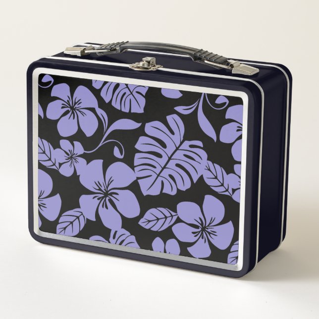 PINK BIKINI (BLACK//LAVENDER) METAL LUNCH BOX (Front)