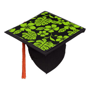 PINK BIKINI (BLACK/LIME) GRADUATION CAP TOPPER